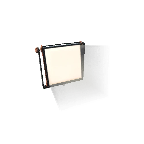 Modern LED Square 01 Animatable with Beam